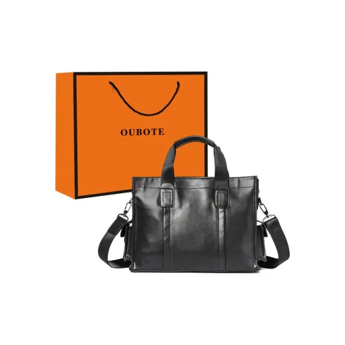 OUBOTE Сумка из коровьей кожи сумка через плечо мужская черная