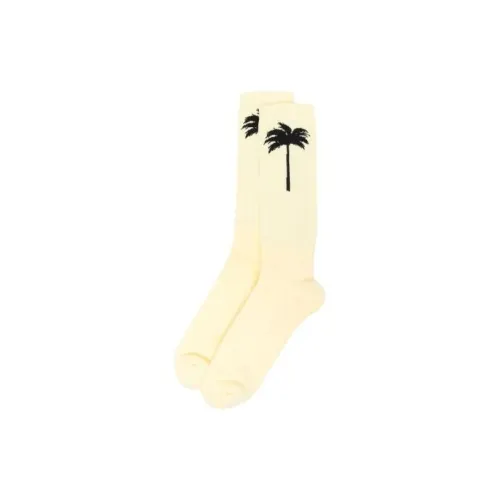 PALM ANGELS Желтые Мужские Носки до икры MID