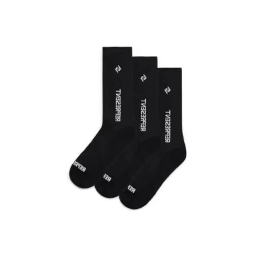 REPRESENT Черные мужские носки MID до икры
