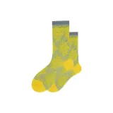 Желтые кружевные чулки