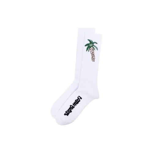 PALM ANGELS Белые Мужские Носки до икры MID