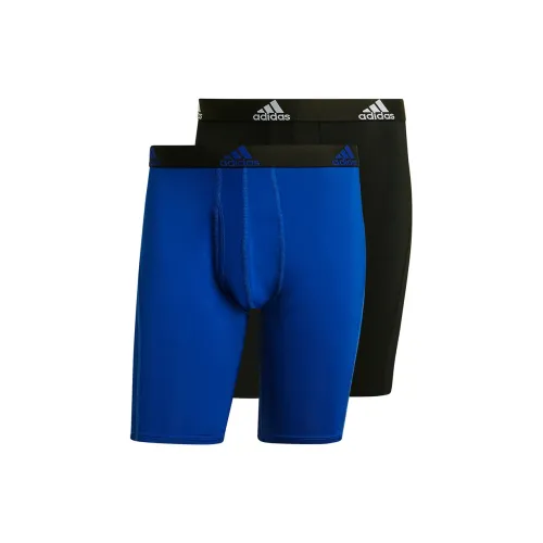Adidas 1 комплект 2 шт черный/синий мужские боксеры