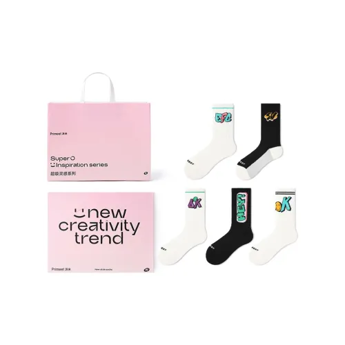 PRIMEET Баскетбольные носки Мужские упаковка из 5 пар