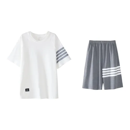 XUANZHITING Белый Мужской Пижамный Комплект