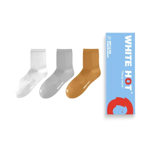 Белая жара Высокие носки Мужские 3 упаковки Combo Set