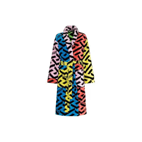 FANSIZHE VERSACE Хлопальные халаты Унисекс Разноцветные
