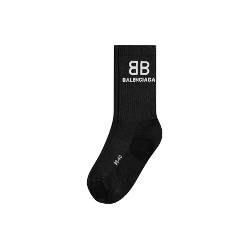 BALENCIAGA Черные Унисекс MID Носки до икры