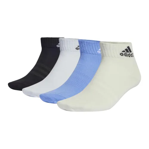 Adidas Черный + Серый + Белый + Синий Унисекс Носки