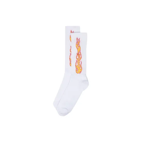 PALM ANGELS 1 шт Белый Унисекс MID Носки до икры