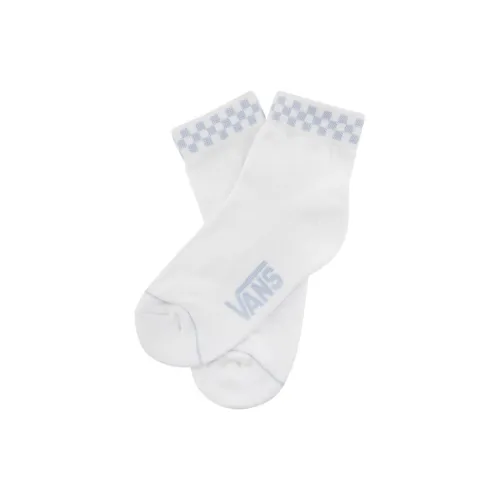 Vans Peek A Check Высокие носки Женские 3 упаковки Белый