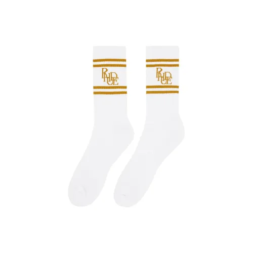 Rhude Белые Унисекс MID Носки до икры