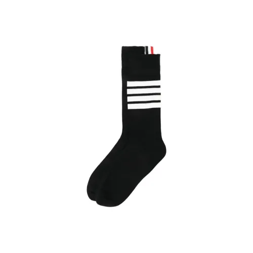 THOM BROWNE 1 Пачка Черные Мужские Носки до Колена