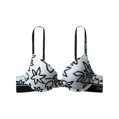 CK Calvin Klein Бюстгальтер Женский Черный Белый