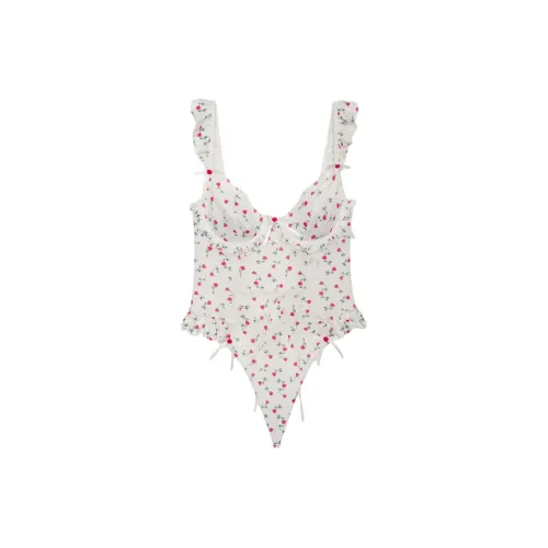 Victoria's Secret Cora Bodysuit Ночная сорочка Женская Белая