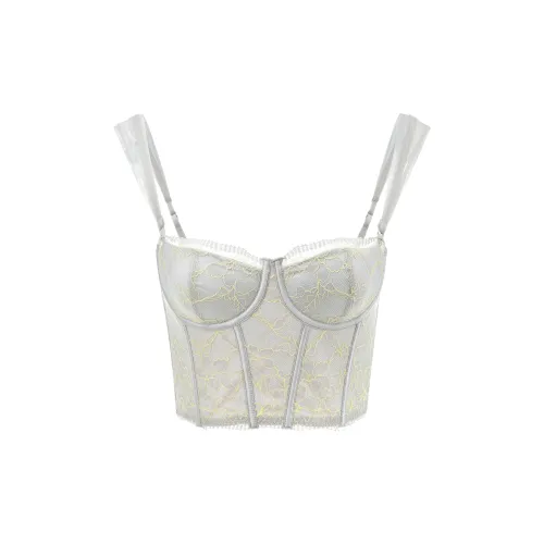 Yiner Life Топ на бретелях Верхняя одежда Ready Anti Sagging Women's Silver Серый