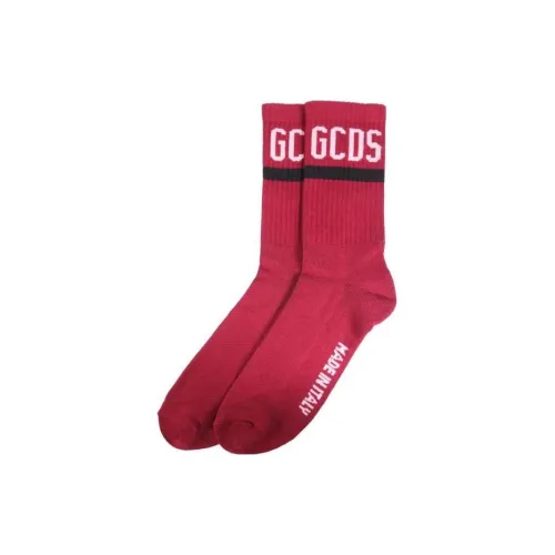 GCDS 1 пачка красные мужские носки до колена