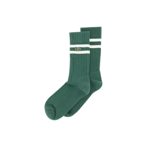 LACOSTE Collaboration Зеленые Мужские Носки MID до икры