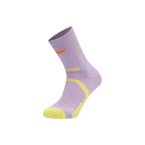 LINING Sports Basketball Collection 1 упаковка Фиолетовые Мужские MID Носки до икры