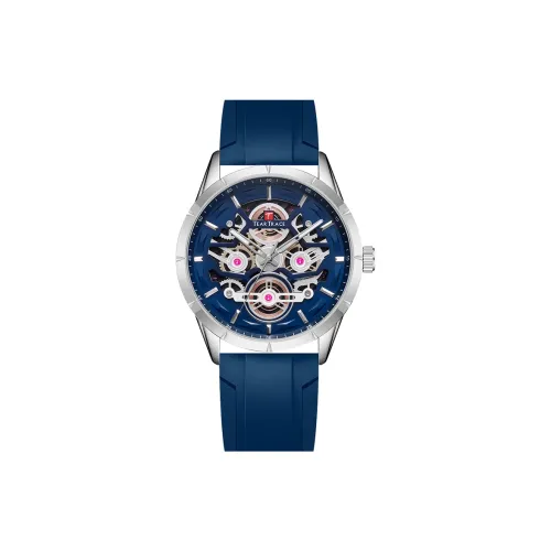 TEAR Trace Mechanical Warrior Collection Наручные часы унисекс кварцевый механизм силиконовый ремешок