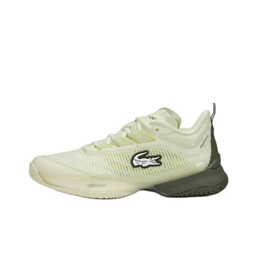 LACOSTE Теннисные кроссовки Low Top Светло-желтые Женские