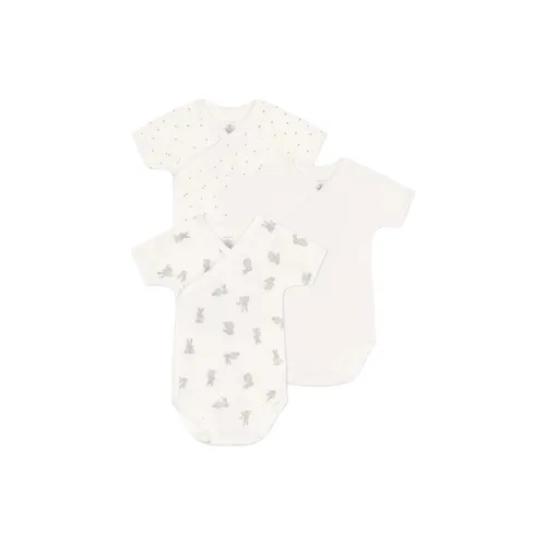 PETIT BATEAU 3 шт Многоцветные Детские Домашние Комбинезоны