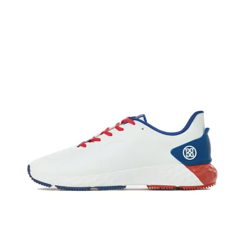 GFORE Golf Shoes Низкий Топ Белый Синий Красный Мужской