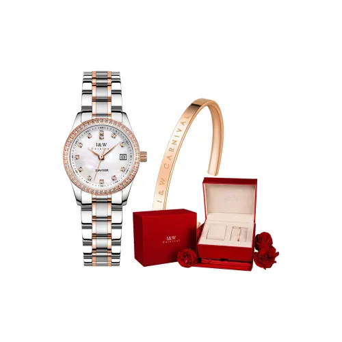 I&W CARNIVAL HWGUOJI Кварцевый механизм Женские часы 26мм*26мм*8мм Белый