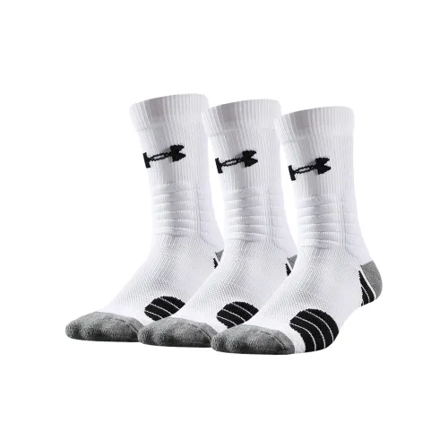 Under Armour 3 шт Белый Унисекс Носки до колена