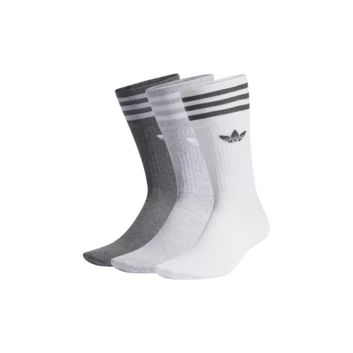 Adidas Originals Solid Crew Soc Мужские носки до икры MID