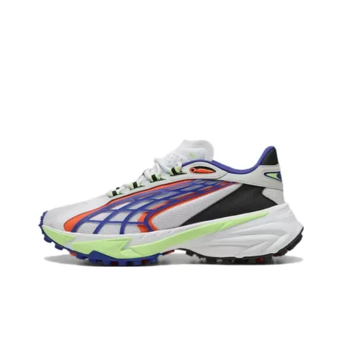 PUMA Spire Slip Resistant Abrasion Resistant Низкий Топ Повседневные Беговые кроссовки Унисекс Белый Синий