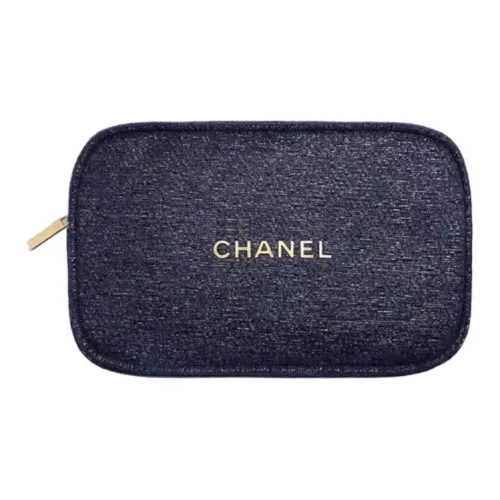 CHANEL Синее золото Косметички для хранения