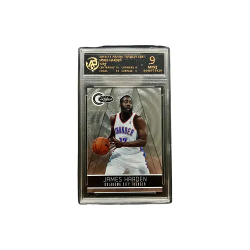 Панини Джеймс Харден Баскетбольная карта Thunder Новые звезды Era Голографическая карта #0157 1849 EDITION Сертифицированные карточки 1 шт