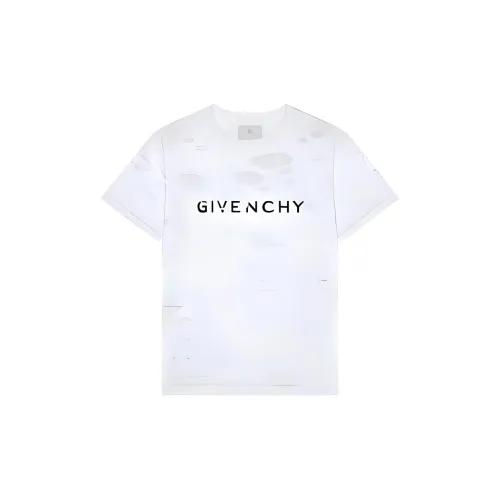 Givenchy Logo Белый Мужской T-Рубашки