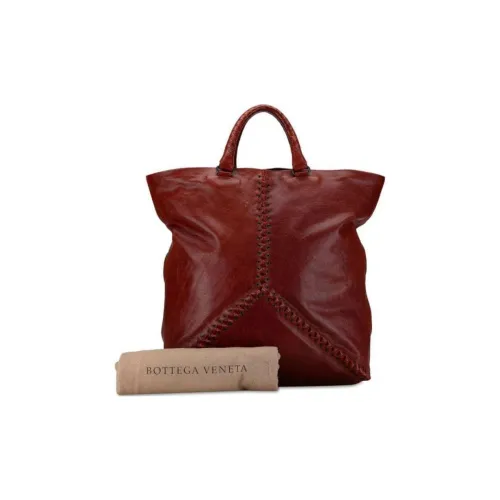 Bottega Veneta Сумка из коровьей кожи унисекс красного цвета