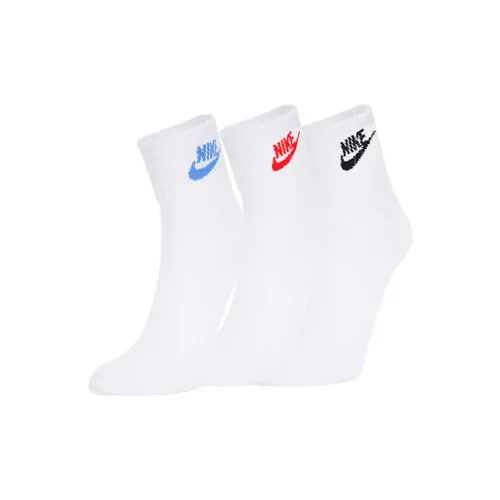 NIKE Белые унисекс носки MID до икры