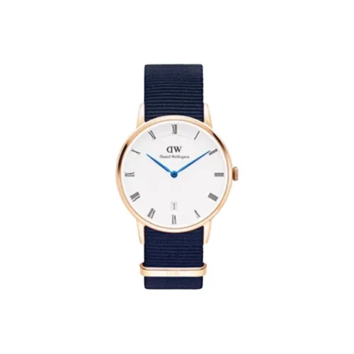 Daniel Wellington DAPPER Collection Женские часы Кварцевый механизм 34 мм Белый циферблат