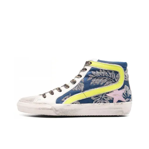 Golden Goose Slide Скейтборд Кроссовки Высокие Женские