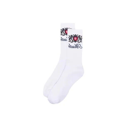 Rhude 1 шт Белый Женские Носки MID до икры