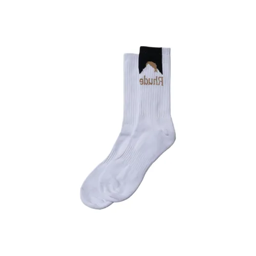 Rhude Белые Унисекс MID Носки до икры