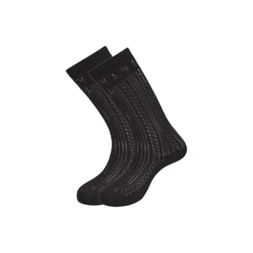 FENDI SS23 Носки Crew Мужские 1 упаковка Черный