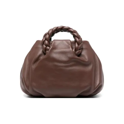 Hereu Телячья кожа с кожаными вставками сумка обычный женский шоколадный коричневый