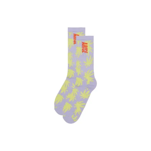 Aries 1 Pack Light Purple Men's MID Shin Носки