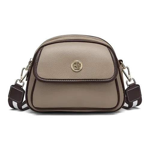 CORALDAISY Сумка через плечо из синтетической кожи женская абрикос черный