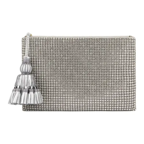 Anya Hindmarch Сетка Клатч Женское Серебро