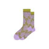 Dream Фиолетовый Кружево Жаккард Носки