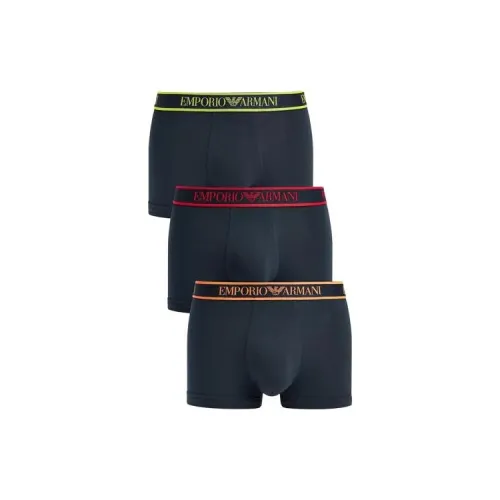 EMPORIO ARMANI 3 упаковки Сине-зеленый + Синий красный + Сине-оранжевый Мужские брюки с стрелкой