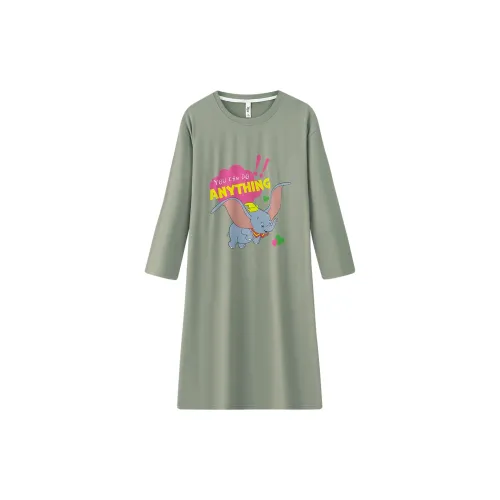 Gongdie Ночная рубашка Зеленая Женская ночная сорочка