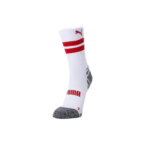 PUMA 1 шт Белый Унисекс MID Носки до икры