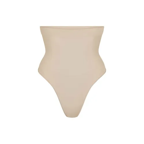 SKIMS Бесшовный Sculpt HIGH WAISTED Стринг Нижнее белье Женские Песочный Песочный