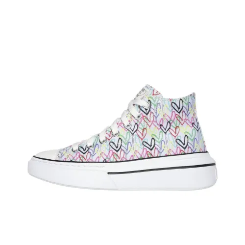 Skechers Cordova Classic Устойчивая к истиранию высокая повседневная обувь для женщин белая